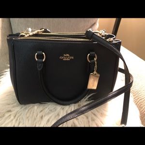 Coach crossbody Dark smoke-blue